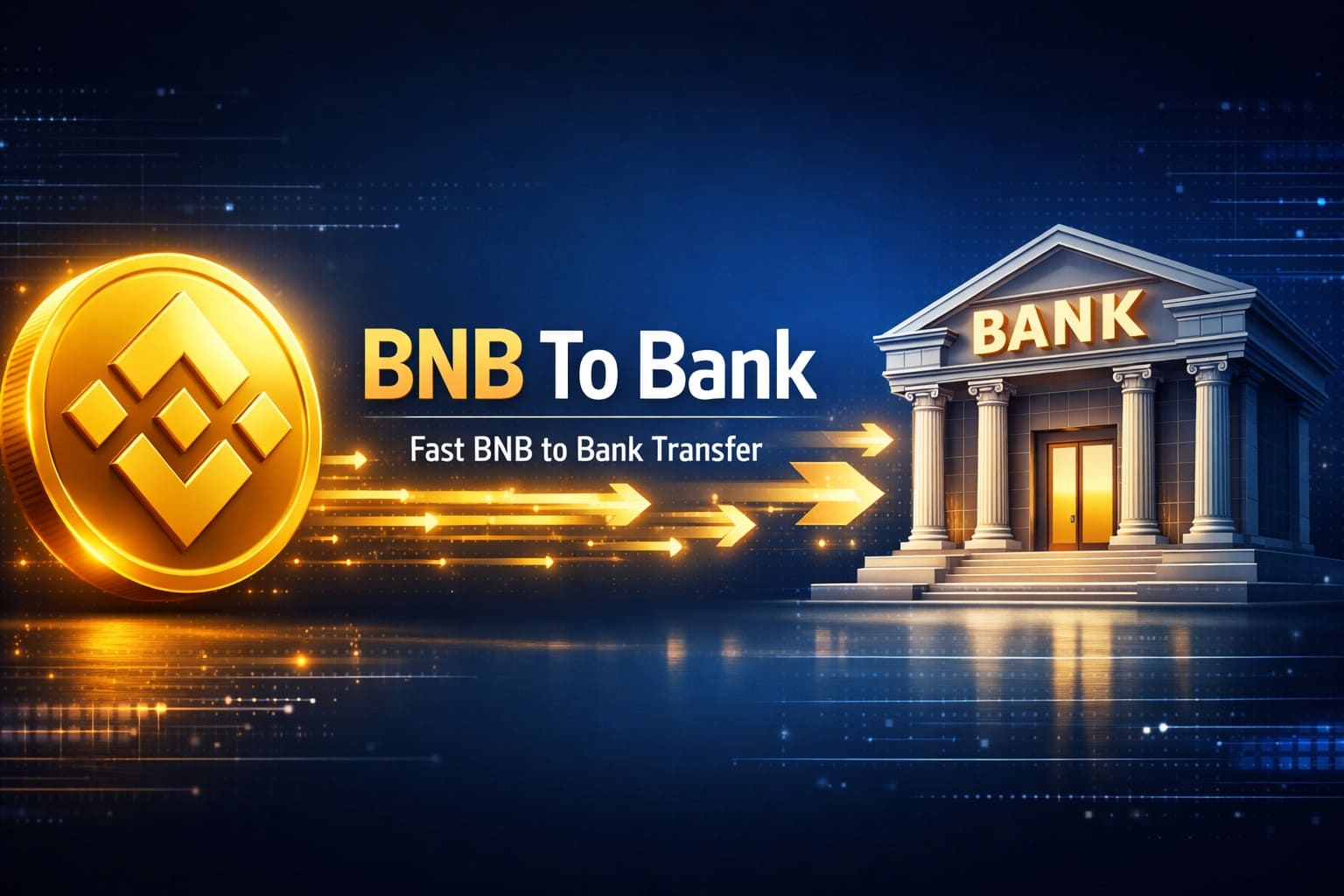 Withdraw BNB to Bank Instantly – Convert Binance Coin to USD, EUR & Fiat Cash